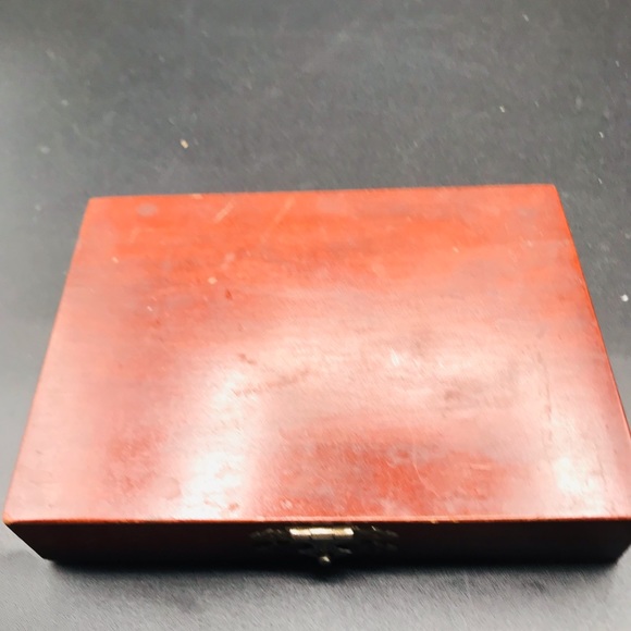 ANTIQUE SILVER TONE NUT/LOBSTER CRACKER AND SIX PICKS - Picture 2 of 2